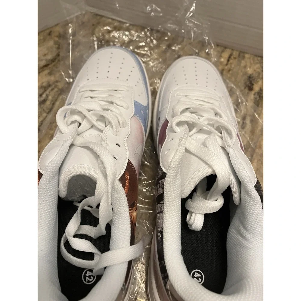 Rare Taylor Swift White Sneaker Size 42 US Custom Reputation Themed Graphic